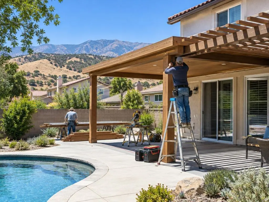 Wood Patio Covers in Santa Clarita, CA